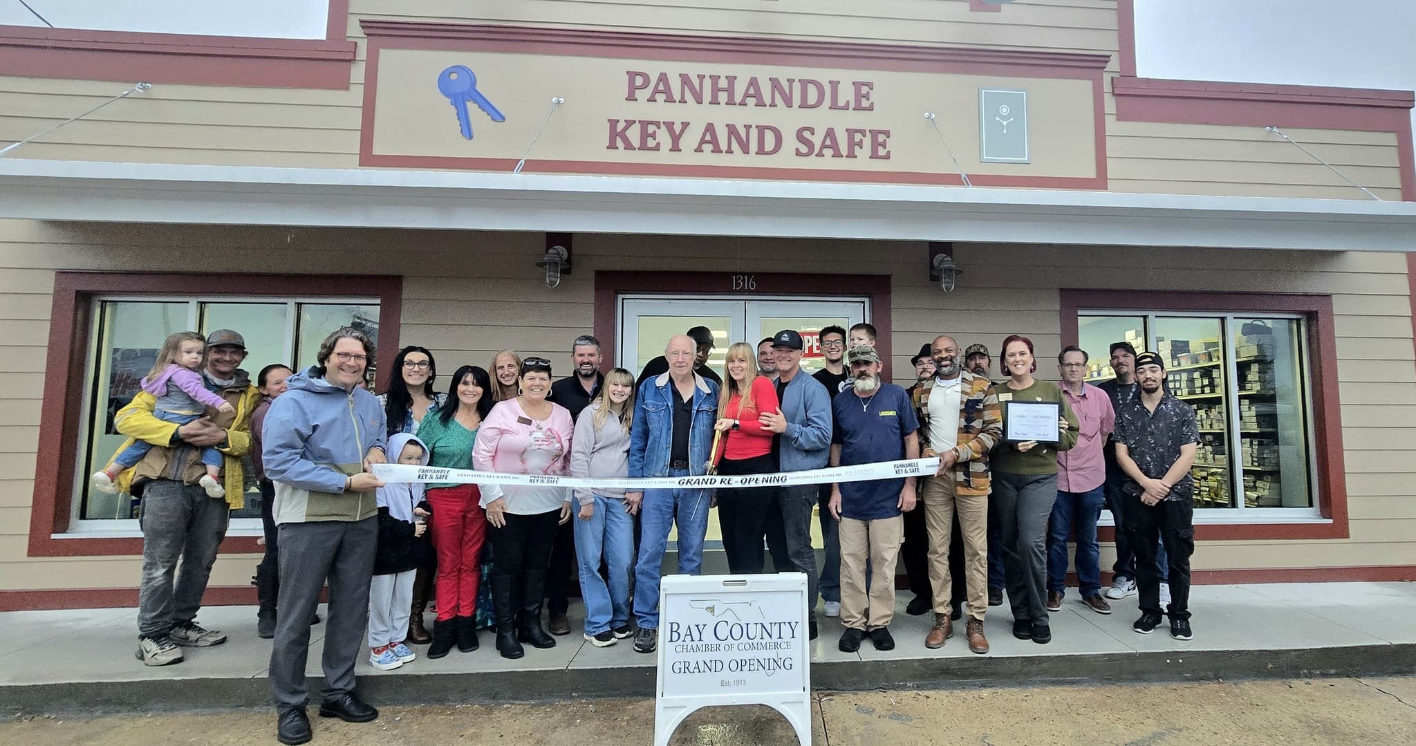 Panhandle Key & Safe grand opening